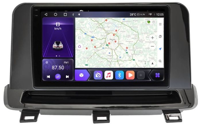 Магнитола для Nissan Rogue T33, X-Trail T33 2020+ - Kuberg SF-1670-A QLed+2K, Android 12, Быстрая, CarPlay, 4G SIM-слот