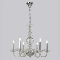 Подвесная люстра Arabesque ARABESQUE SP6 CHROME Crystal Lux