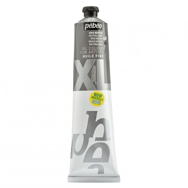 Краска масляная XL 200 мл, серый нейтральный, Pebeo, 200048