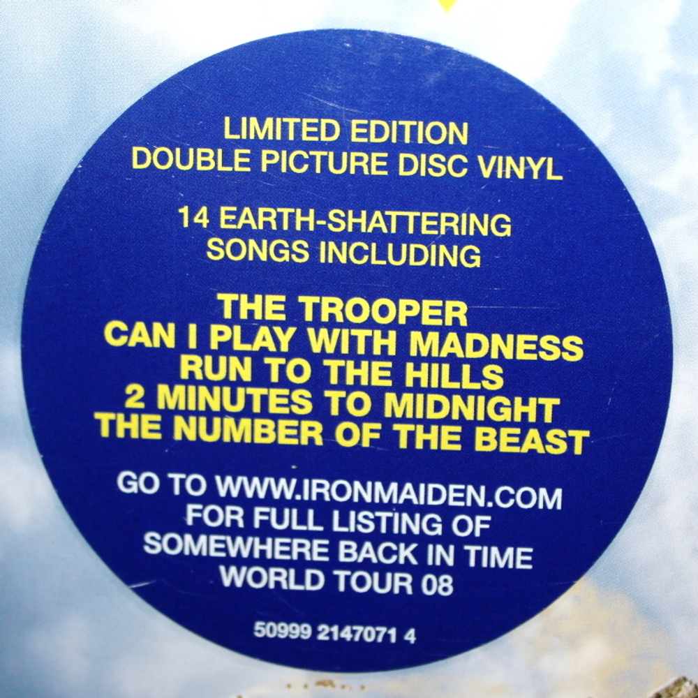 Iron Maiden / Somewhere Back In Time - The Best Of: 1980-1989 (Picture Disc)(2LP)