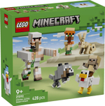 Конструктор LEGO Minecraft Атака наездника на курице в пустыне 21592 | LEGO Minecraft Chicken Attack 428 деталей | 9+