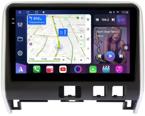 Магнитола для Nissan Serena C27 2016-2019 (рамка матовая) - FarCar S500-TS18 монитор 10.36" QLED на Android 14, CarPlay, 4G SIM-слот