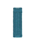Коврик надувной Naturehike FC01 200х60х6,5 см, с подушкой, с насосом, голубой