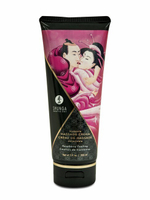 Съедобный массажный крем для тела Massage Cream (малина) 200 мл (Цвет: прозрачный)