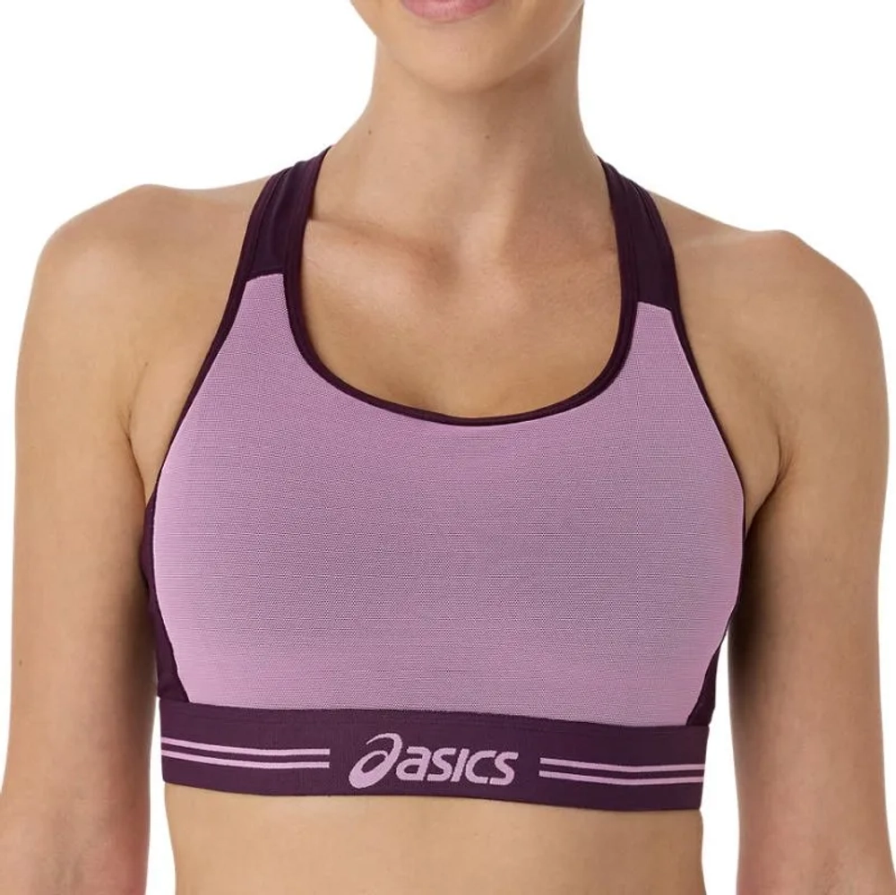 Теннисный бюстгальтер Asics Game Compression - dark aubergine/bubblegum