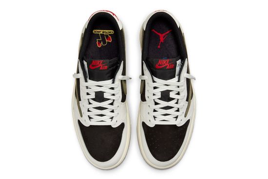 Premium Кроссовки Nike x Travis Scott Air Jordan 1 Low "Olive"