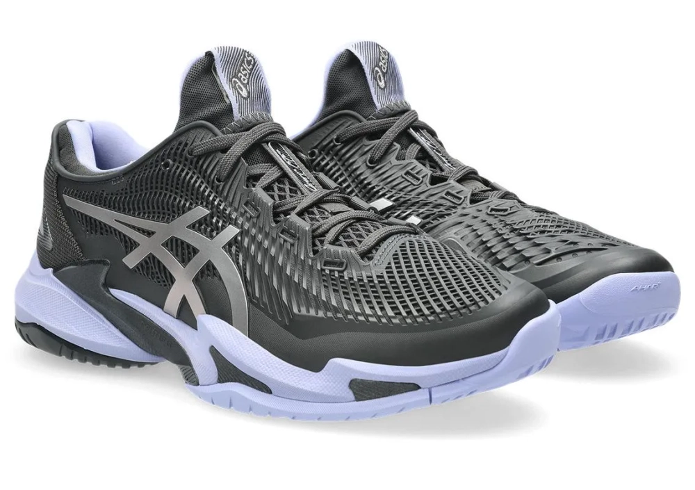 Мужские кроссовки теннисные Asics Court FF 3 Night Energy - graphite grey/pure silver