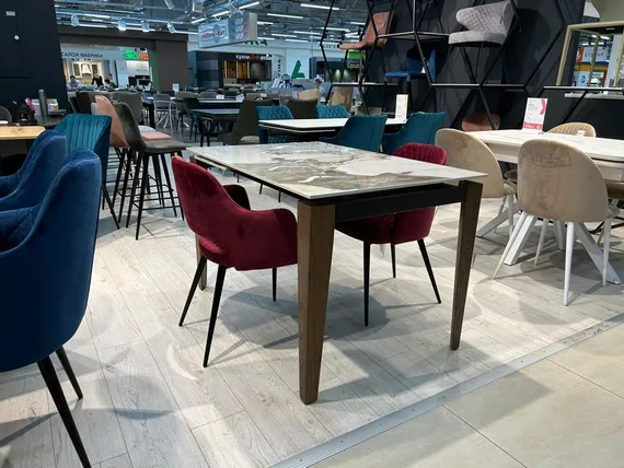 Стол раздвижной Verdo 120-160х80 см, керамика