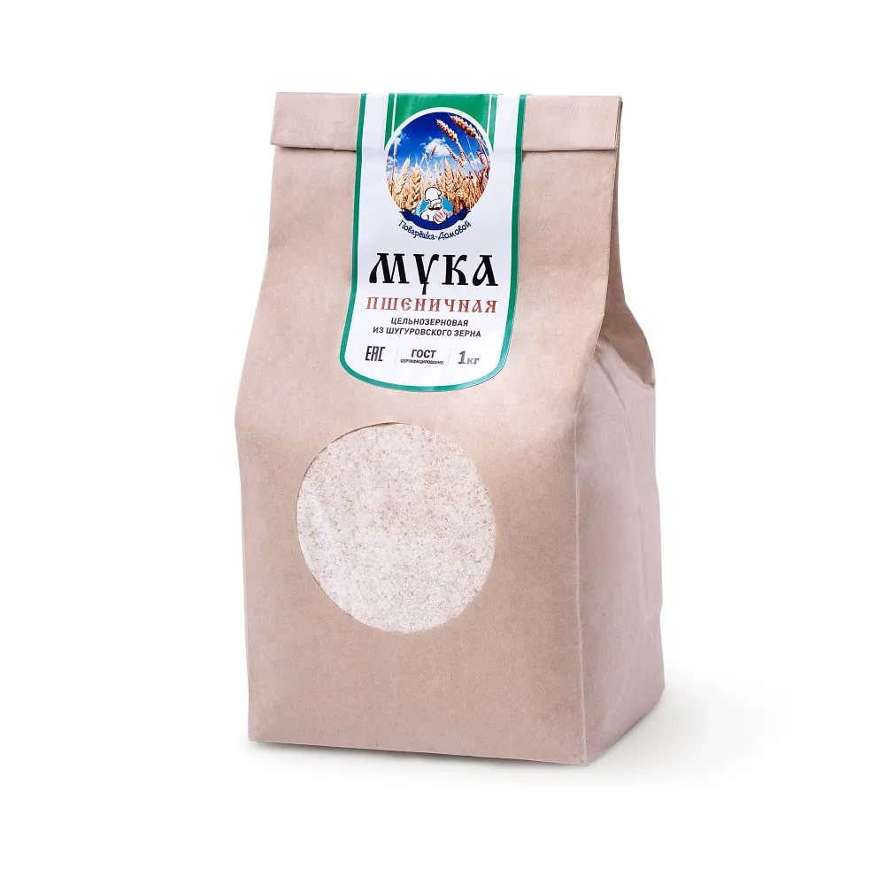 Мука пшеничная цельнозерновая шугуровская, 1 кг