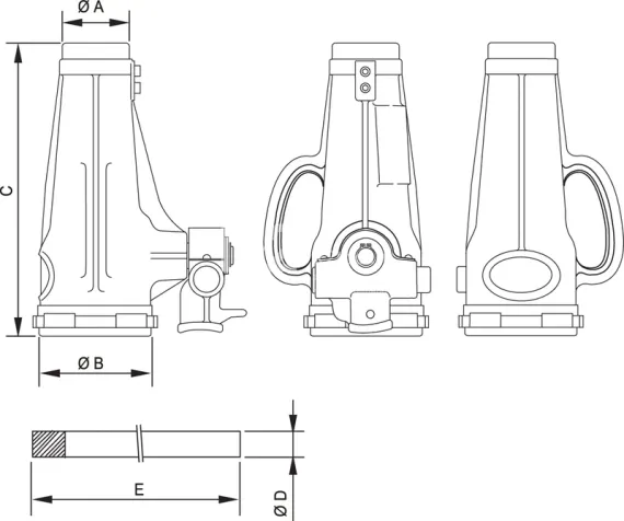 Домкрат механический Holmatro JJ 3513