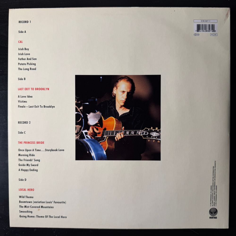 Mark Knopfler ‎– Screenplaying 2LP (Германия 1993г.)