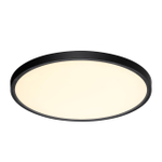 7660/40L MITRA LED SN 554 Светильник пластик/белый/черный LED 40Вт 3000/4000K D495 IP40 ALFA BLACK