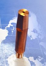 TET01692 Наконечник сварочный Ø1,6/М6х45мм CuCrZr