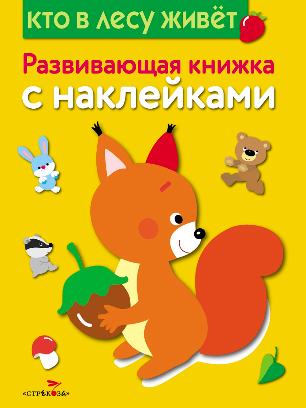 Развивающая книжка с наклейками