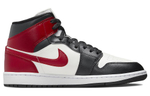 Jordan 1 Mid Gym Red Off Noir Women's