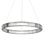 Citilux Чезаре CL338181 LED Люстра хрустальная с пультом Хром
