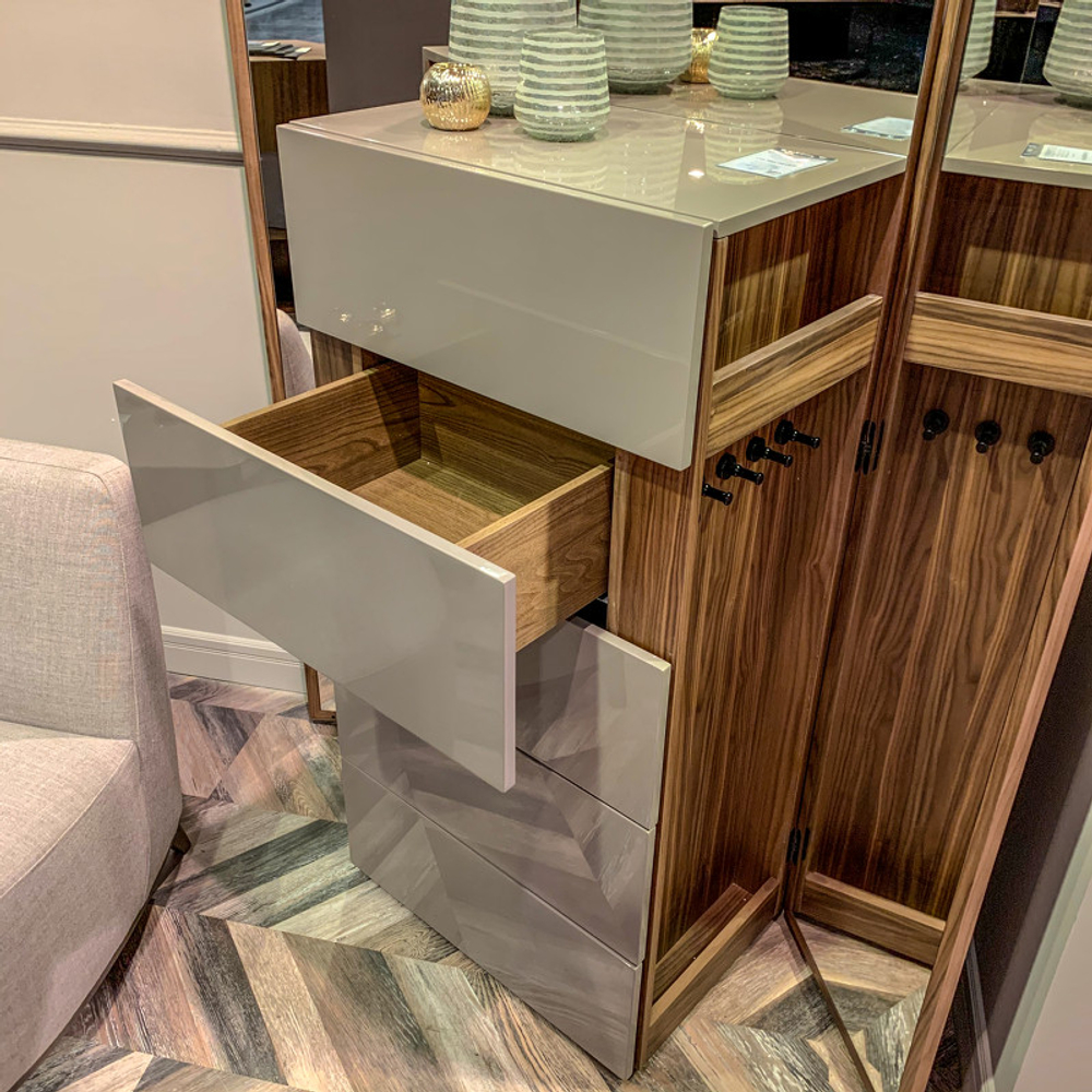 Комод высокий с зеркалом MOD INTERIORS AVILA