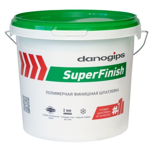 Шпатлевка полимерная универсальная Danogips Шитрок Super Finish 5 кг
