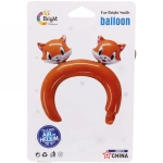 Шар фольгированный 11» “Весёлые лисята”