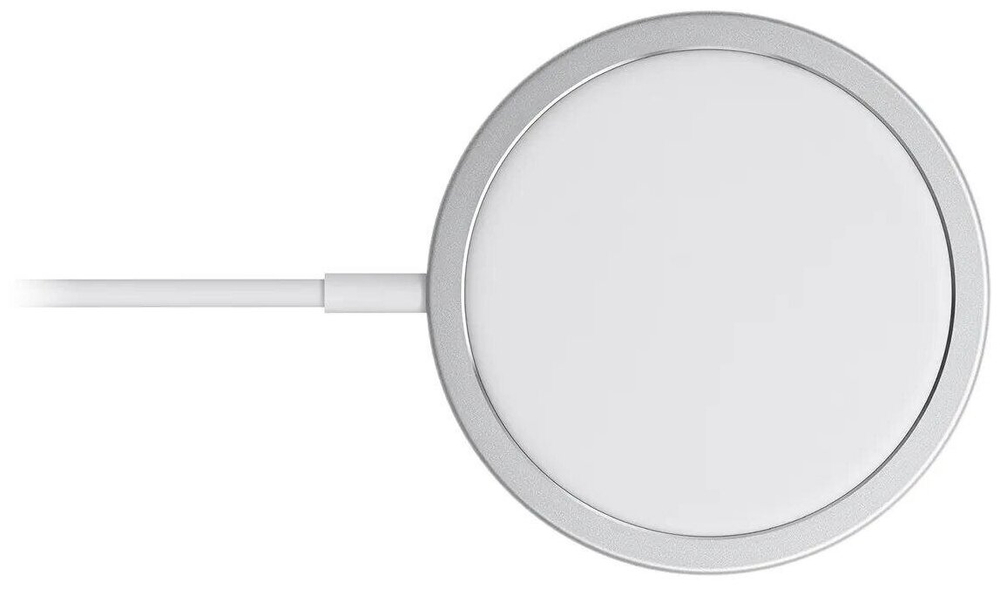 Беспроводное зарядное устройство для Iphone MagSafe Charger (Магсейф), белый, 15 Вт