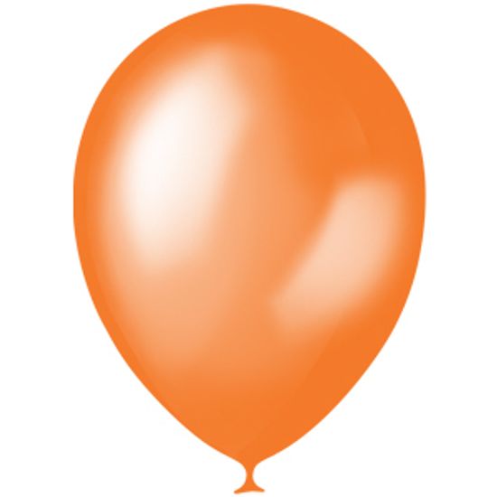 Воздушные шары 12"/30см Металлик ORANGE 25шт