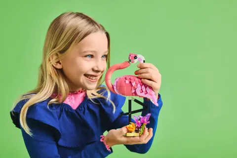 Конструктор LEGO Creator 31170 Дикие животные: Розовый фламинго, 3в1