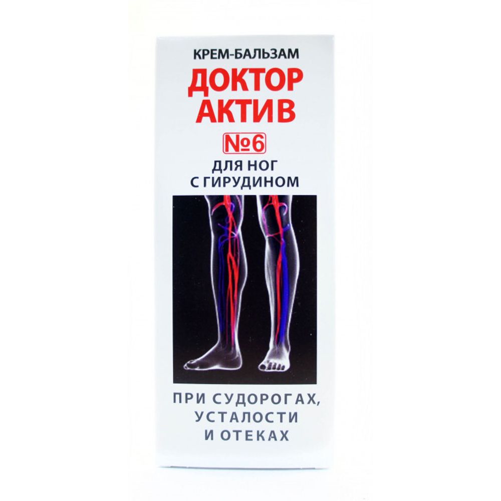 Крем-Бальзам, Доктор Актив№6, 75мл, ЗЕЛЕНАЯ УЛИЦА