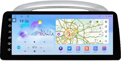 Магнитола для Hyundai Verna 2006-2010 (рамка серебро) - FarCar S500-TS18 монитор 12.3" 2K QLED на Android 14, Быстрая, CarPlay, 4G SIM-слот