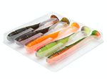 Мягкая съедобная приманка LJ Pro Series Tioga 3.9 in (100 мм), цвет MIX2, 5 шт