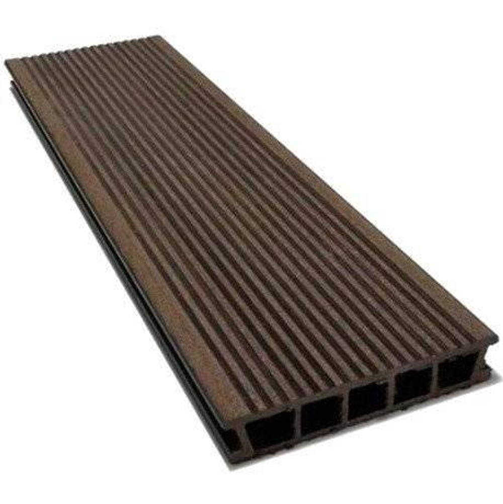 ДПК Доска ДПК для террасы шовная 28x153x4000мм Deckron Венге
