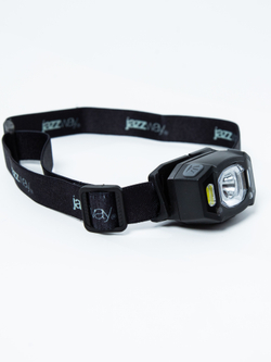 Фонарь налобн. JAZZway AccuH3-L5W-bk (черн.) красн.свеч.