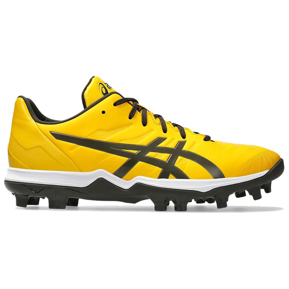 Asics Goldstage Baseball Shoes Men"s Yellow Black