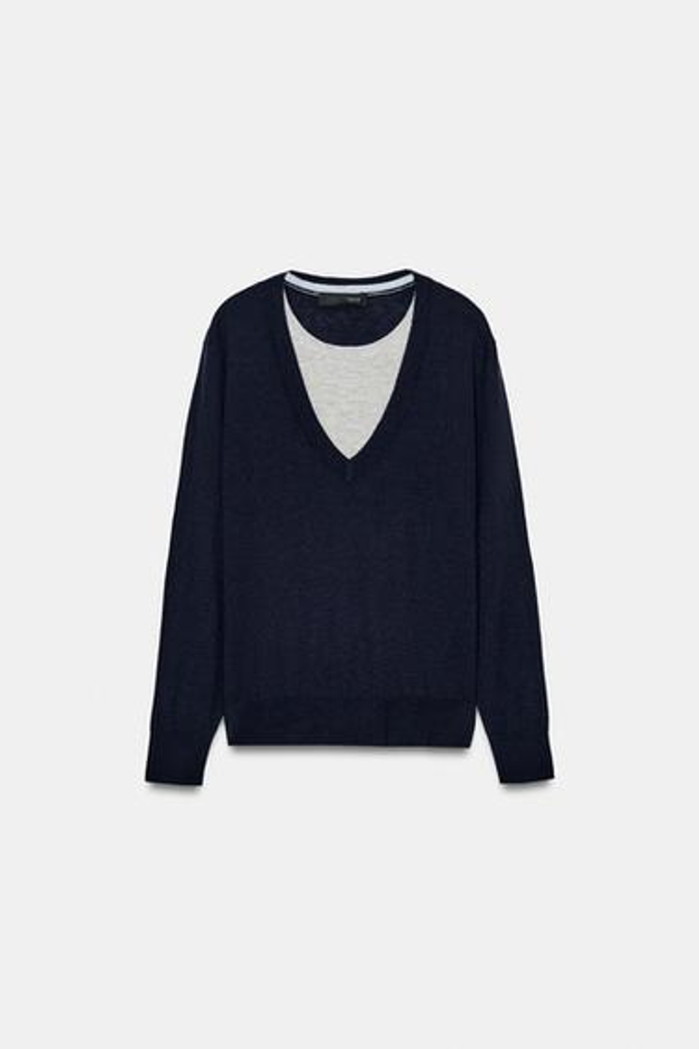 Вязаный свитер с добавлением шерсти - ZARA