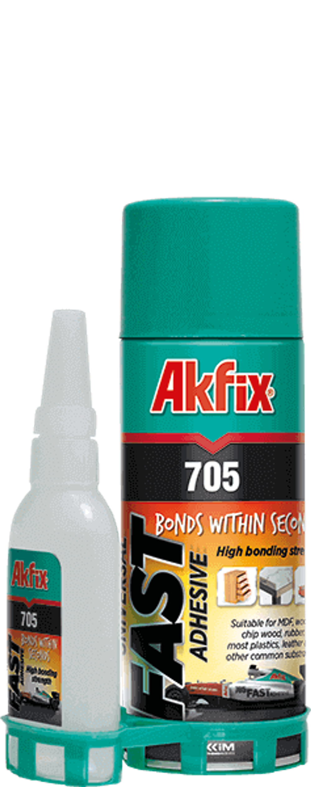 Клей-экспресс Akfix 705 (400 гр + 100 мл) Набор для склеивания