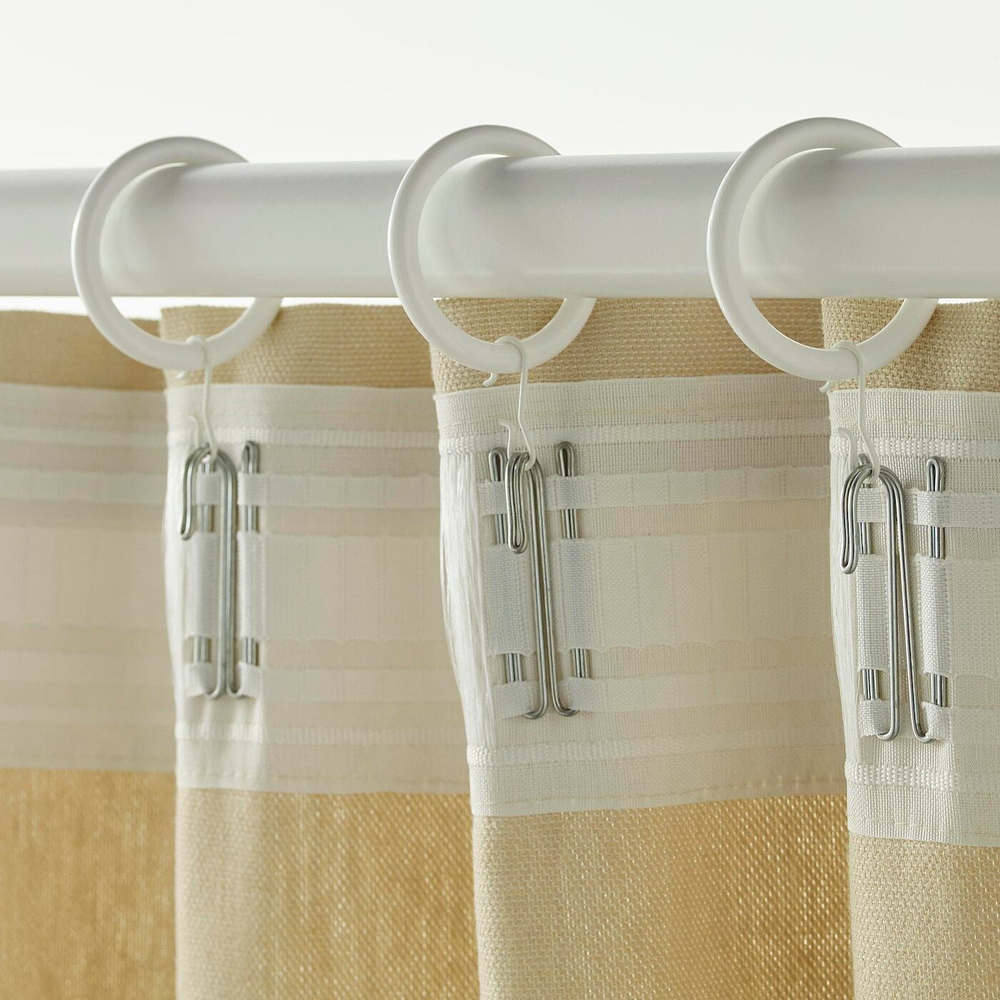 IKEA SYRLIG  (ИКЕА СЙРЛИГ)  -  Кольцо с лягушкой и крючком, белое, 38 мм