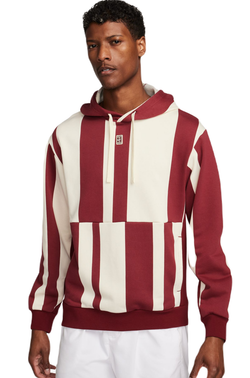 Мужская теннисная кофта Nike Court Heritage Dri-Fit Fleece Tennis Hoodie - разноцветный