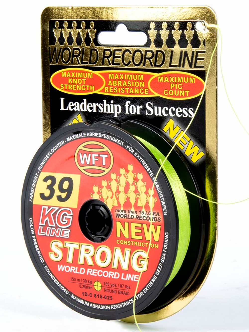 Шнур плетёный WFT KG STRONG Multicolor 300/025
