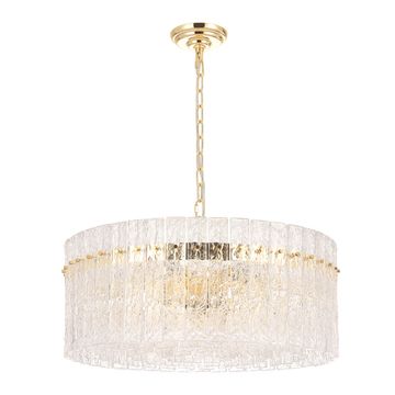 Подвесная люстра E14 Oviedo SP12 золото Crystal Lux