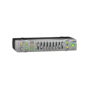 Behringer FBQ800- эквалайзер, 9-полосный графич эквалайзер с FBQ системой обнаружения обратной связи