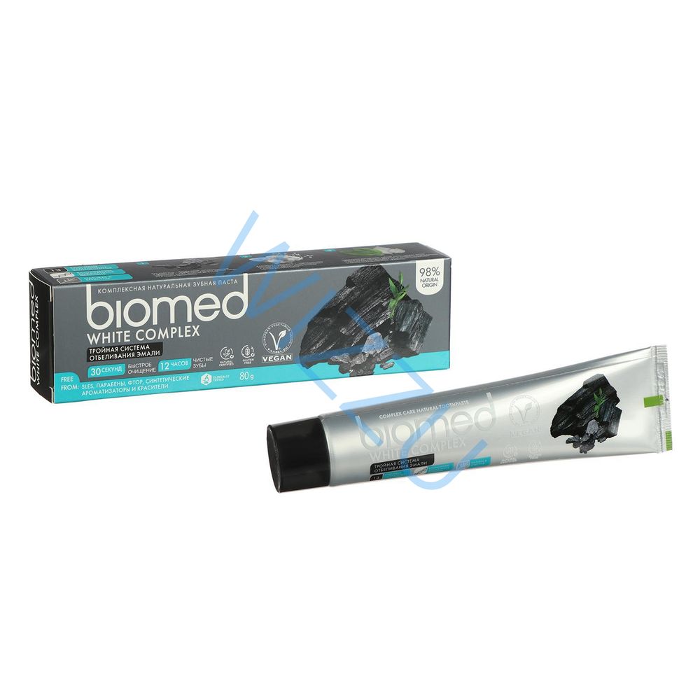 o.BIOMED WHITE COMPLEX компл зуб паста 100г 1*25шт.