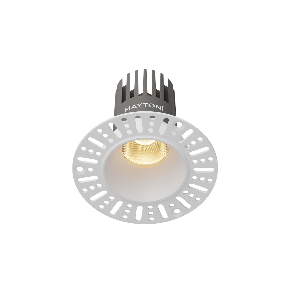 Встраиваемый светодиодный светильник Maytoni Dip DL124-10W-2.7K-TRS-W