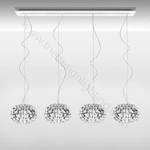 Pendant design lamp  CABOCHE piccola by Foscarini (Amber)