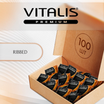 Презервативы VITALIS PREMIUM №100 ribbed - ребристые 0335VP