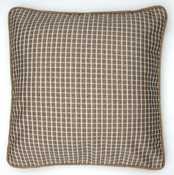 Подушка CUBEПодушка декоративная 40х40 серо-бежевая клетка Textil Roig 40x40 Серый / Бежевый