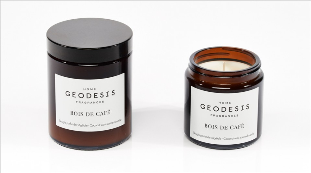 Свеча ароматическая Coffe wood Свеча ароматическая 100% Geodesis Коричневый