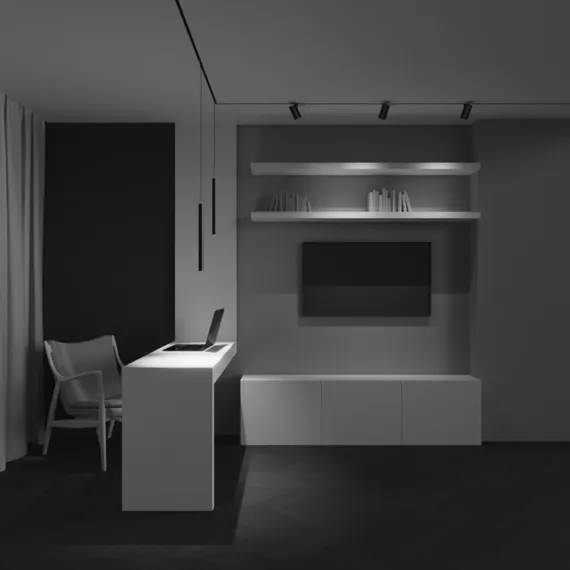 Трековый светильник Focus Led TR245-7W4K-B Maytoni