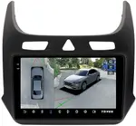 Магнитола для Chevrolet Cobalt 2011+, Ravon R4 (рамка черная матовая) - Teyes CC3-2K-360 монитор 9.5" 2K QLED на Android 10, Быстрая, CarPlay, 4G SIM-слот, 4 камеры в комплекте