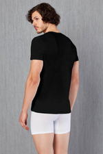 Мужская футболка свободного покроя Doreanse Cotton Premium (Размер: S) (Цвет: черный)