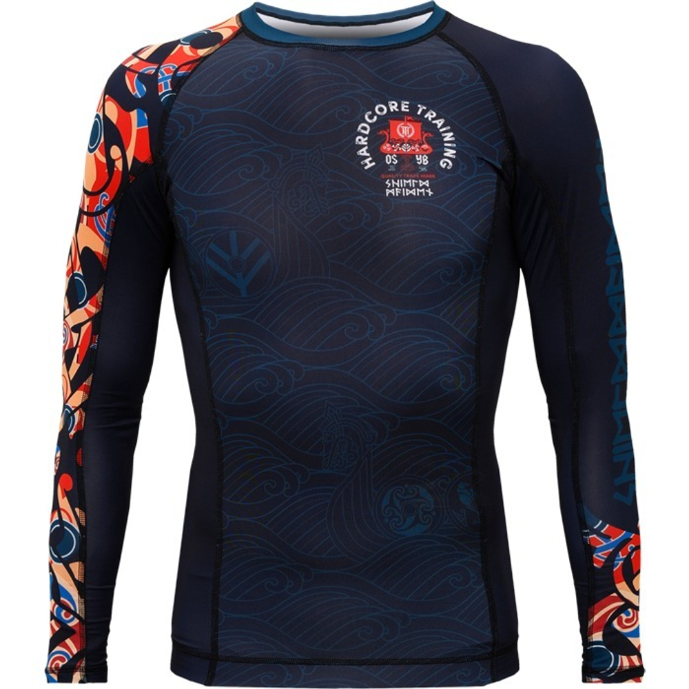 Рашгард Hardcore Training Nordic Pattern Multicolor LS