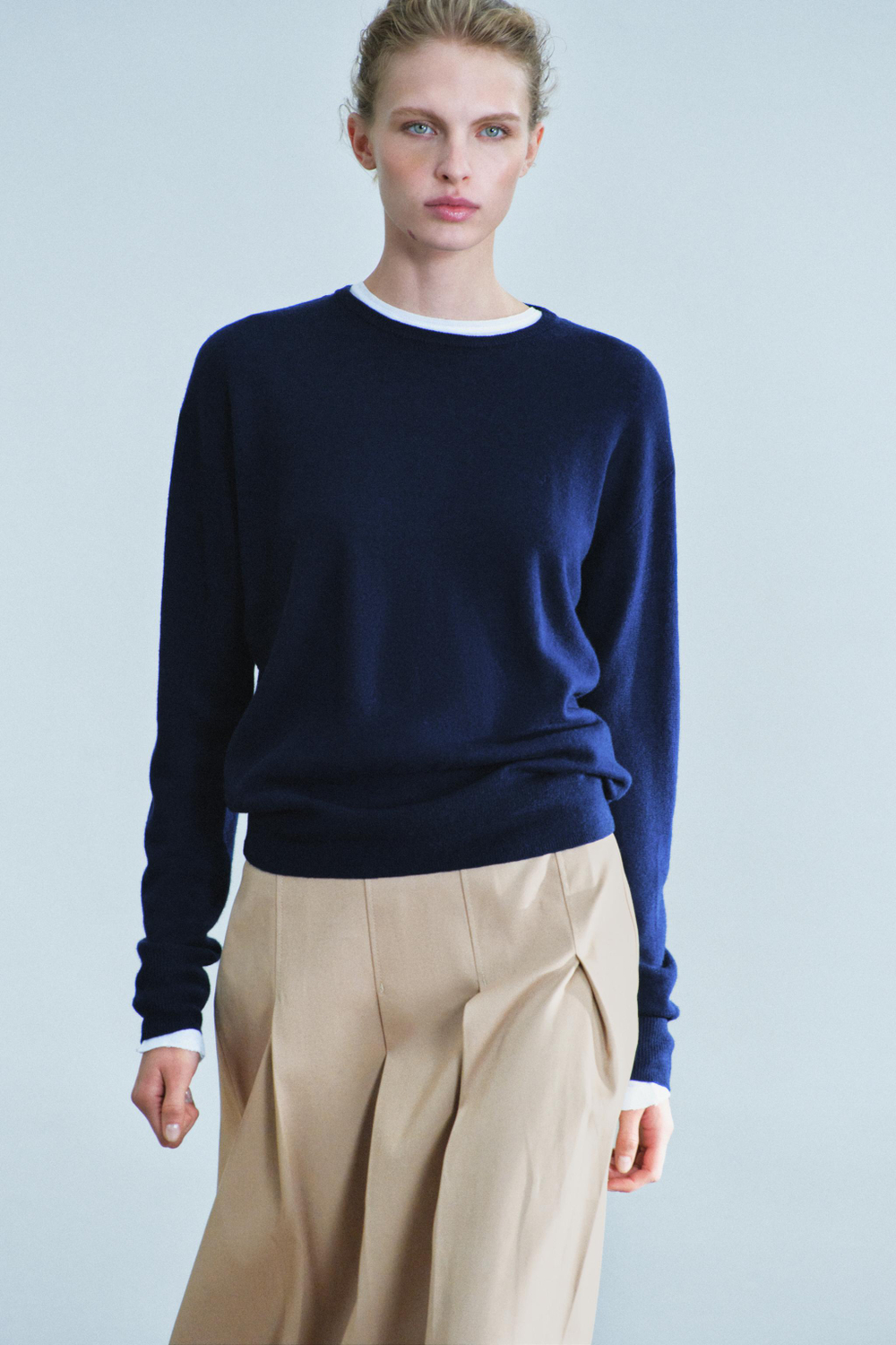 ЮБКА МИДИ СО СКЛАДКАМИ — ZW COLLECTION — ZARA